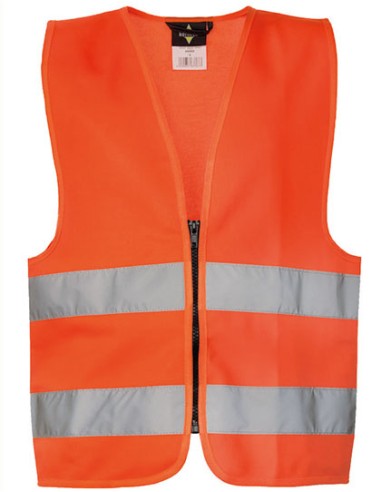 KOR-KWRX-Kids Hi-Vis Safety Vest With Front Zipper Aalborg